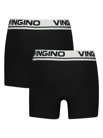 Vingino 2er-Set: Boxershorts in Schwarz