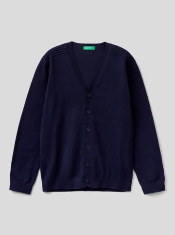 Benetton Cardigan in Dunkelblau