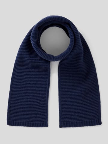 Benetton Wollen sjaal donkerblauw