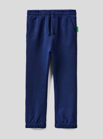 Benetton Spodnie dresowe w kolorze granatowym