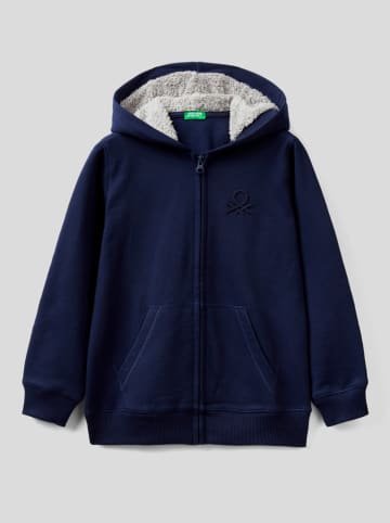 Benetton Sweatjas donkerblauw