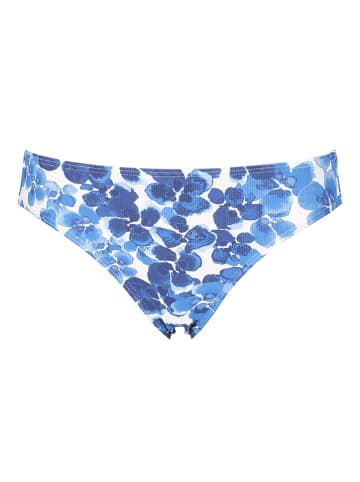 ESPRIT Bikini-Hose "Sabang" in Blau/ Weiß