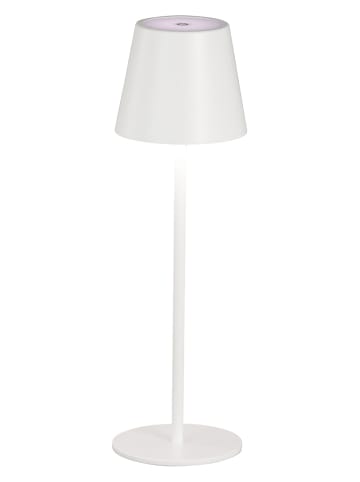 FISCHER & HONSEL Lampa stołowa LED "Viletto" w kolorze białym - wys. 36,5 x Ø 11 cm