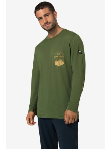 super.natural Longsleeve "All Day Long" groen