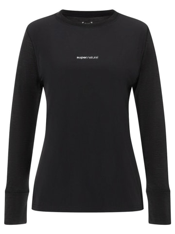 super.natural Koszulka funkcyjna "Windbreaker" w kolorze czarnym