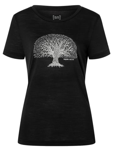 super.natural Shirt "Tree of Knowledge" in Schwarz