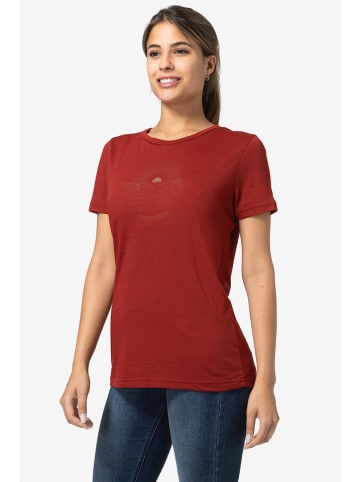 super.natural Shirt "Sundowner" in Rot