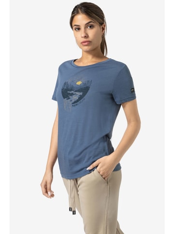 super.natural Shirt "Waterfall" blauw