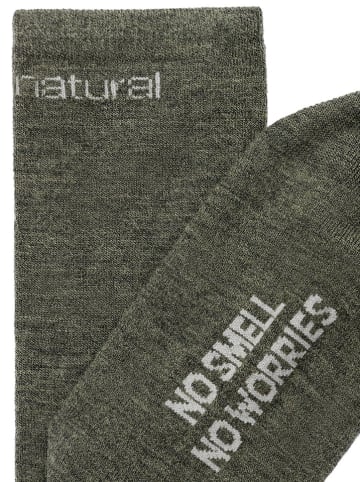 super.natural 2-delige set: sokken "All Day" kaki