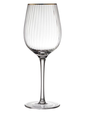 Lyngby Glas 4-delige set: rodewijnglazen "Palermo" transparant - 400 ml