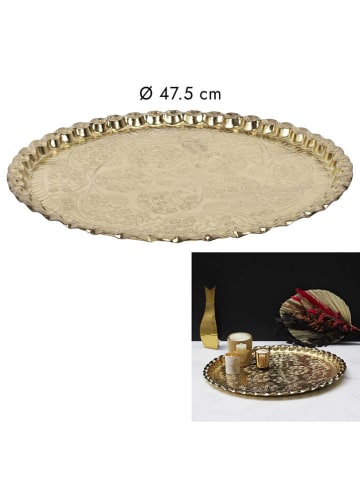 Make a Wish Servierplatte in Gold - Ø 47,5 cm