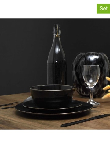 every ware 12er-Set: Schalen in Schwarz - Ø 14 cm