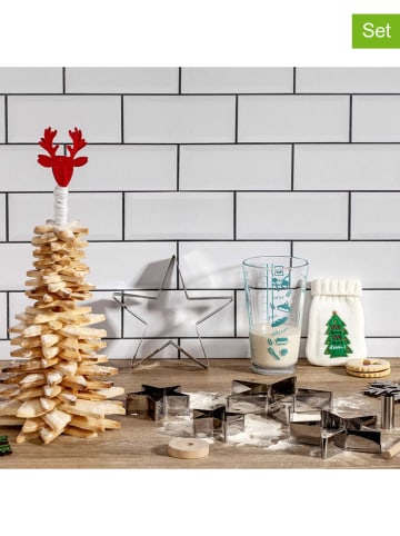 Make a Wish 7-częściowy zestaw akcesoriów do pieczenia w kolorze srebrnym