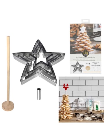 Make a Wish 7-delige bakset zilverkleurig