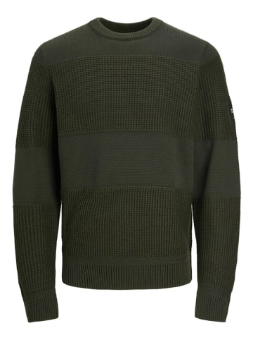 Jack & Jones Sweter w kolorze ciemnozielonym