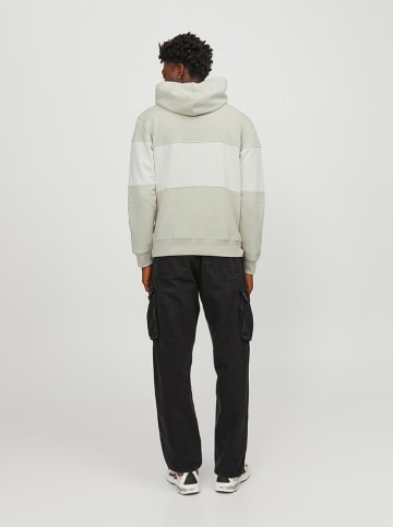 Jack & Jones Hoodie beige/wit