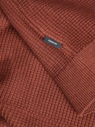 Jack & Jones Sweter w kolorze brązowym