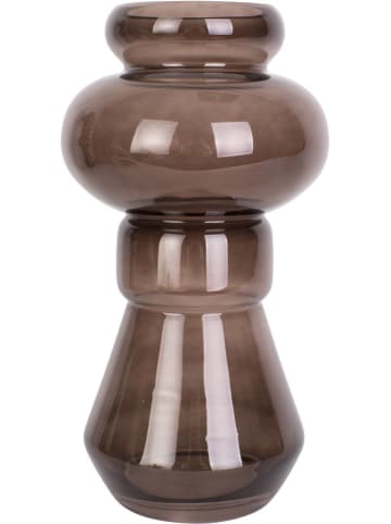 Present Time Vase "Morgana" in Braun - (H)35 x Ã˜ 18 cm