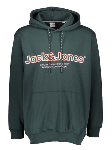 JACK & JONES PLUS Bluza w kolorze ciemnozielonym