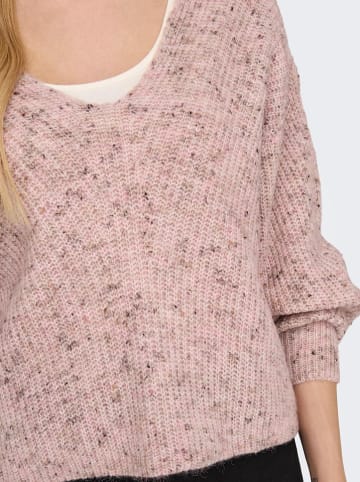 ONLY Sweter w kolorze jasnoróżowym