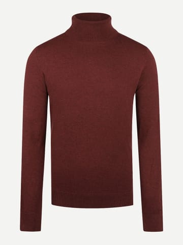 McGregor Rollkragenpullover in Bordeaux
