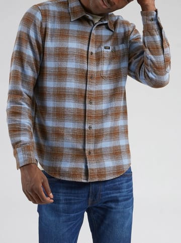 Lee Koszula - Regular fit - w kolorze jasnobrązowo-szarym