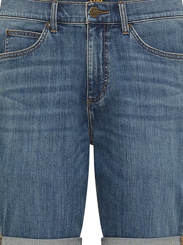 Lee Szorty dżinsowe w kolorze granatowym
