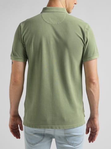 Lee Koszulka polo w kolorze zielonym