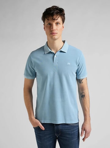 Wrangler Koszulka polo w kolorze błękitnym