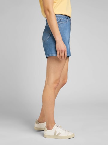 Lee Szorty dżinsowe w kolorze niebieskim