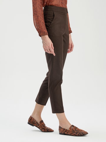 BGN Spodnie chino w kolorze brązowym