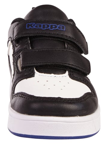 Kappa Sneakersy "Lineup Low" w kolorze czarno-biało-niebieskim