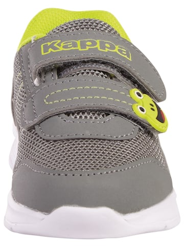 Kappa Sneakersy "Jak" w kolorze szaro-limonkowym