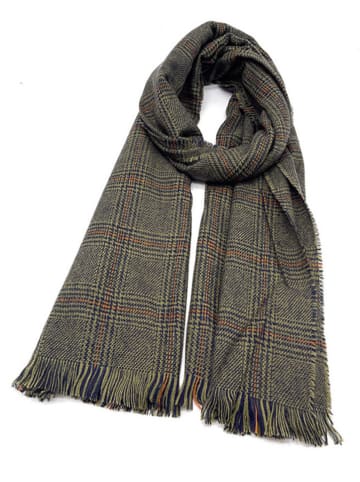 INKA BRAND Sjaal kaki - (L)200 x (B)75 cm