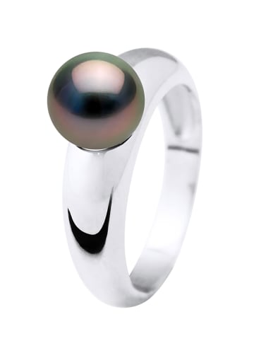 Mitzuko Witgouden ring met parel