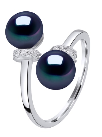 Mitzuko Silber-Ring mit Perlen