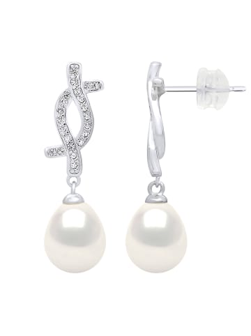 Mitzuko Zilveren oorstekers met parels