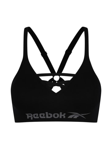 Reebok Biustonosz sportowy w kolorze czarnym