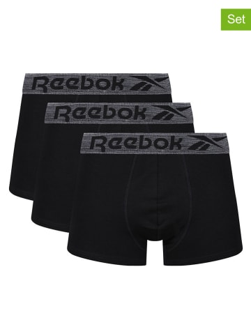 Reebok 3-delige set: boxershorts "Mair" zwart/grijs