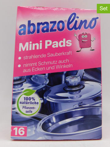 abrazo 2er-Set: Reinigungskissen "Mini", 2 x 16 Stück