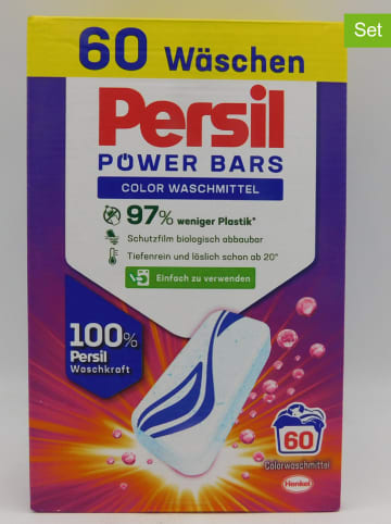 Persil 3er-Set: Waschmitteltabs "Color Power Bars", 3 x 1,77 kg