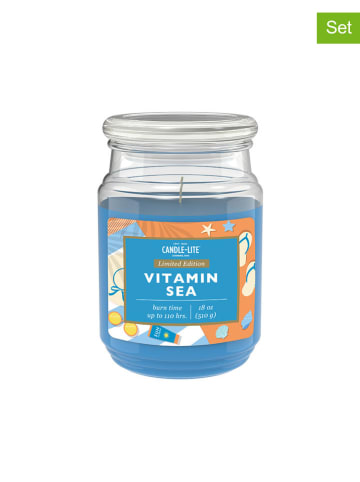 CANDLE-LITE Świece zapachowe (2 szt.) "Vitamin Sea" - 510 g