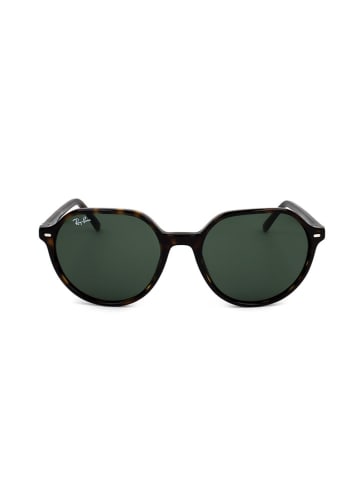 Ray Ban Okulary przeciwsłoneczne unisex w kolorze brązowo-czarnym