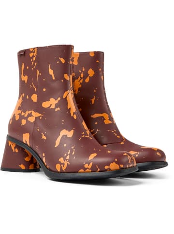 Camper Skórzane botki ze wzorem