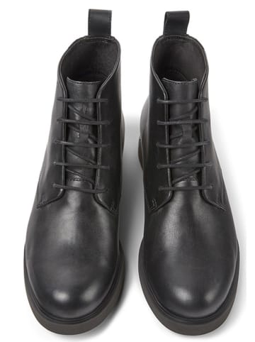 Camper Leder-Boots in Schwarz