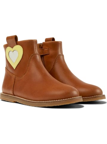 Camper Leren boots lichtbruin