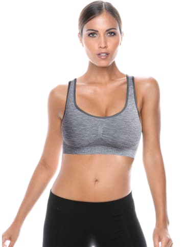 Active-fit Biustonosz sportowy w kolorze szarym