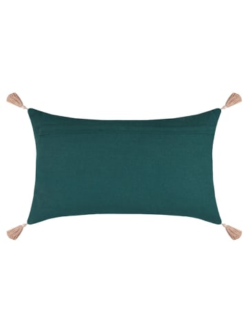 STOF France Kissen "Mungo" in Petrol/ Gold - (L)50 x (B)30 cm