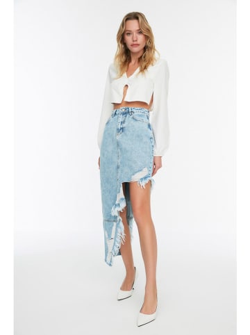 trendyol Jeansrock in Hellblau
