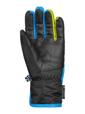 Reusch Ski-/snowboardhandschoenen "Dario R-TEX XT Junior" zwart/blauw/geel